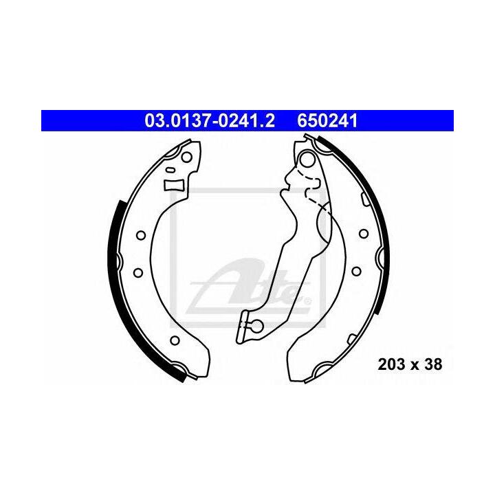 153-106 - Brake Shoe Set - 153-106