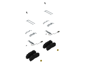 Kit: Brake Pad - 12999770