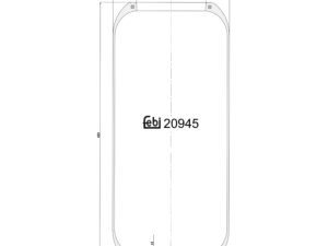 20945 - Boot, air suspension - 20945