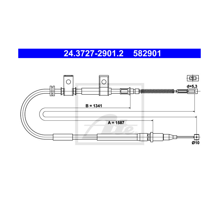 1 987 477 717 - Cable, parking brake - 1-987-477-717