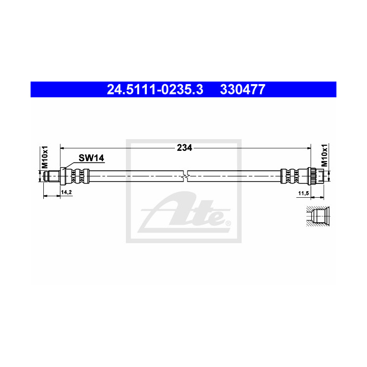 19020688 Brake Hose - 19020688