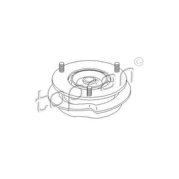 300 313 3112/HD - Top Strut Mounting - 300-313-3112-hd