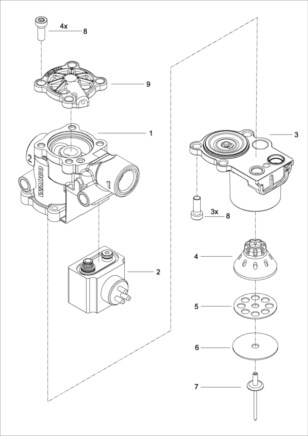 ABS Solenoid Modulator Valve - 4721950060