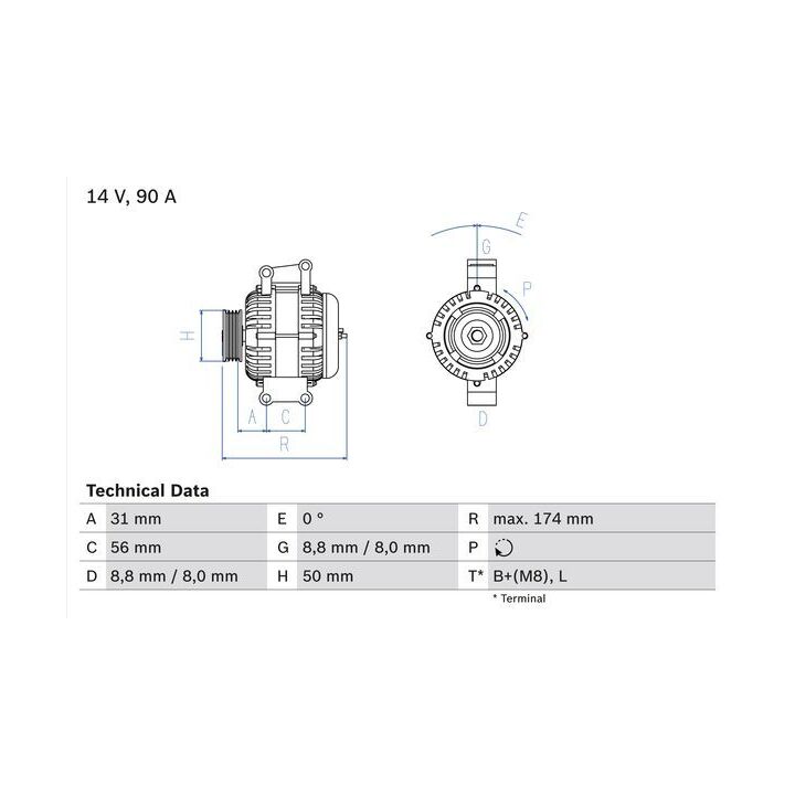 30-0087 - Alternator Freewheel Clutch - 30-0087