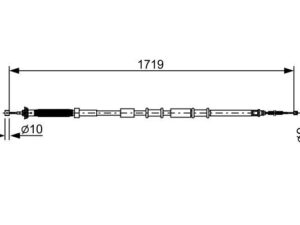 1 987 482 526 - Cable, parking brake - 1-987-482-526