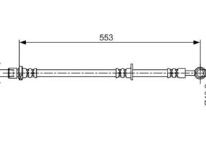 1 987 481 710 Brake Hose - 1-987-481-710