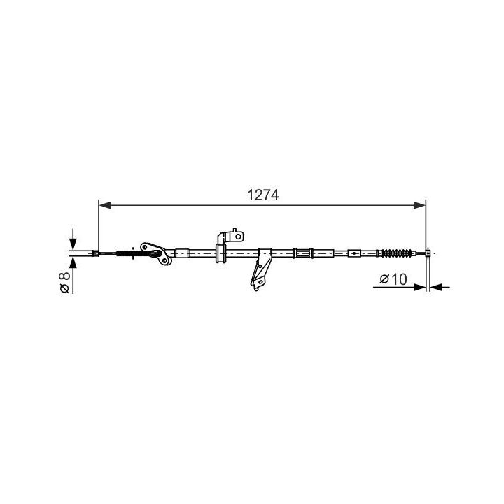 17.1562 - Cable, parking brake - 17-1562