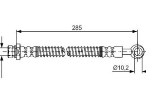 1 987 481 645 - Brake Hose - 1-987-481-645