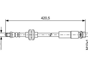 1 987 481 739 - Brake Hose - 1-987-481-739