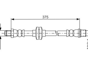 1 987 481 695 - Brake Hose - 1-987-481-695