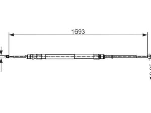 1 987 482 542 - Cable, parking brake - 1-987-482-542