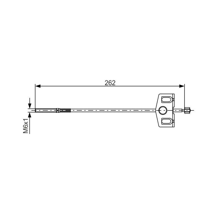 17.0324 - Cable, parking brake - 17-0324