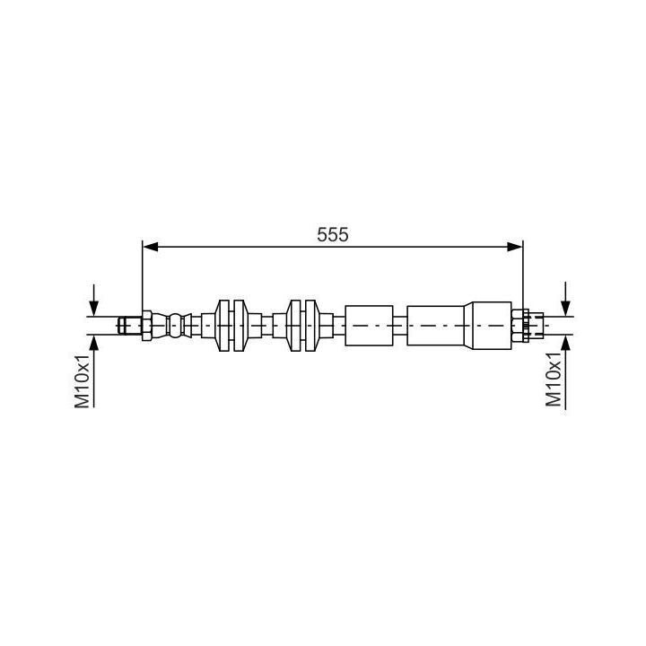 1 987 481 569 Brake Hose - 1-987-481-569