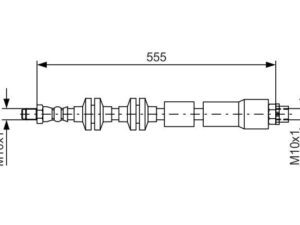 1 987 481 569 Brake Hose - 1-987-481-569