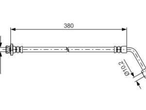 1 987 481 623 Brake Hose - 1-987-481-623
