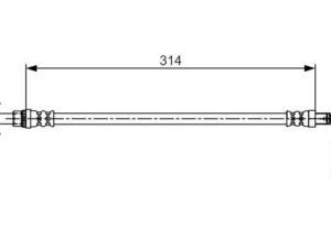 1 987 481 718 - Brake Hose - 1-987-481-718