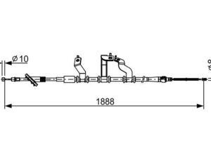 1 987 482 532 - Cable, parking brake - 1-987-482-532