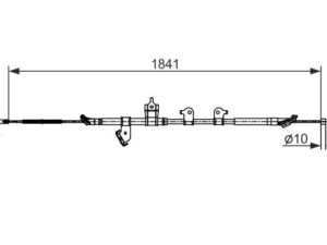1 987 482 568 - Cable, parking brake - 1-987-482-568