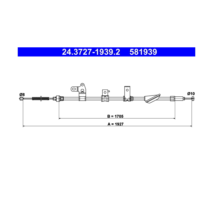 17.1438 - Cable, parking brake - 17-1438