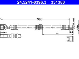 24.5241-0396.3 - Brake Hose - 24-5241-0396-3