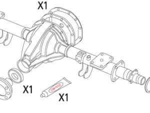 19536195 - Gasket Set, differential - 19536195