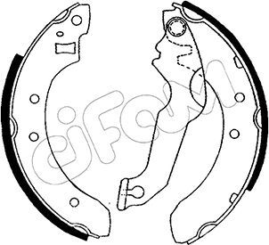 153-106 - Brake Shoe Set - 153-106