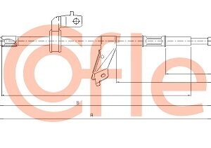 17.1562 - Cable, parking brake - 17-1562