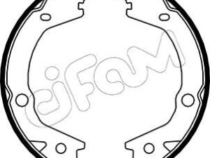 153-184 - Brake Shoe Set, parking brake - 153-184