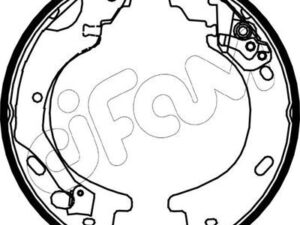 153-375 Brake Shoe Set, parking brake - 153-375