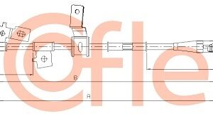 17.5070 - Cable, parking brake - 17-5070