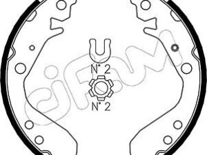 153-158 - Brake Shoe Set - 153-158