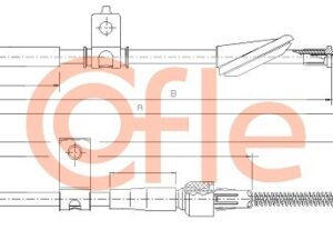 17.5047 - Cable, parking brake - 17-5047