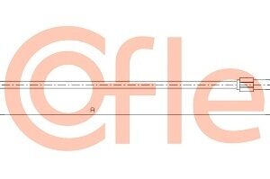 17.1095 Cable, parking brake - 17-1095