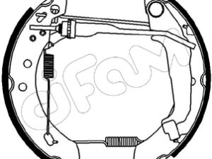 151-173 - Brake Shoe Set - 151-173