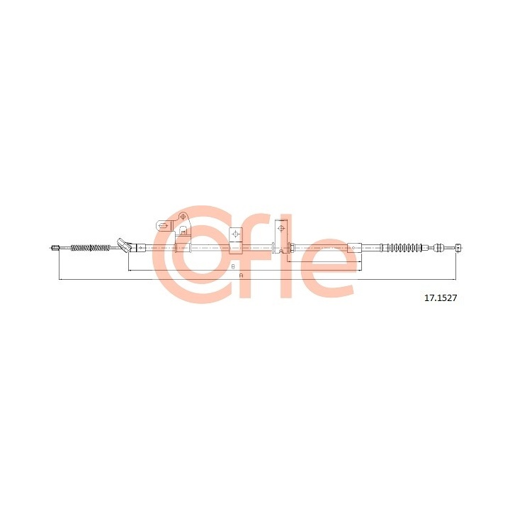 17.1527 - Cable, parking brake - 17-1527