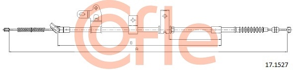 17.1527 - Cable, parking brake - 17-1527
