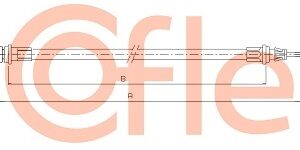 17.0388 - Cable, parking brake - 17-0388