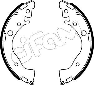 153-493 - Brake Shoe Set - 153-493