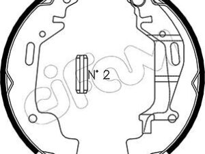 153-314 - Brake Shoe Set - 153-314
