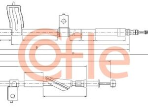 17.2612 - Cable, parking brake - 17-2612