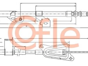 17.0130 - Cable, parking brake - 17-0130