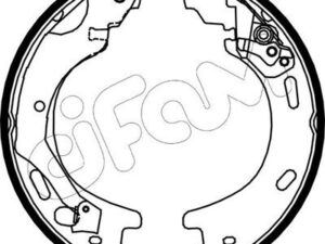 153-376 - Brake Shoe Set, parking brake - 153-376