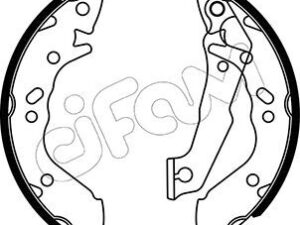 153-167 - Brake Shoe Set - 153-167