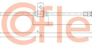 17.0380 - Cable, parking brake - 17-0380