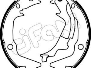 153-186 - Brake Shoe Set, parking brake - 153-186