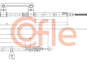 17.6045 - Cable, parking brake - 17-6045