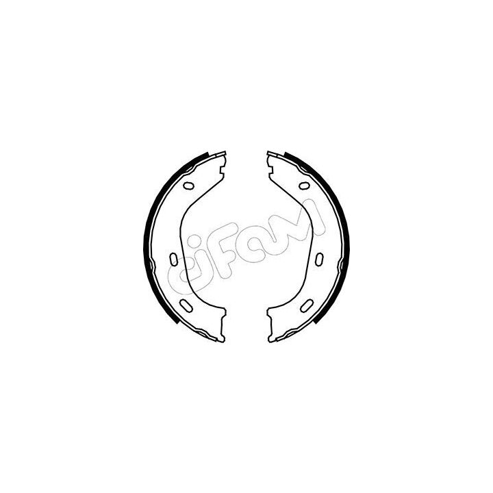 153-232 - Brake Shoe Set, parking brake - 153-232