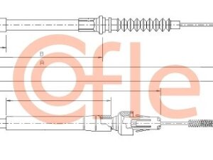 17.2706 Cable, parking brake - 17-2706
