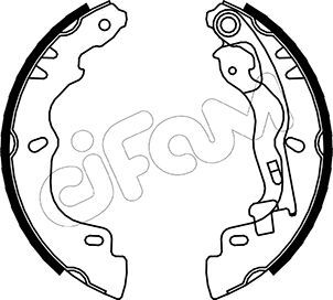 153-098 - Brake Shoe Set - 153-098