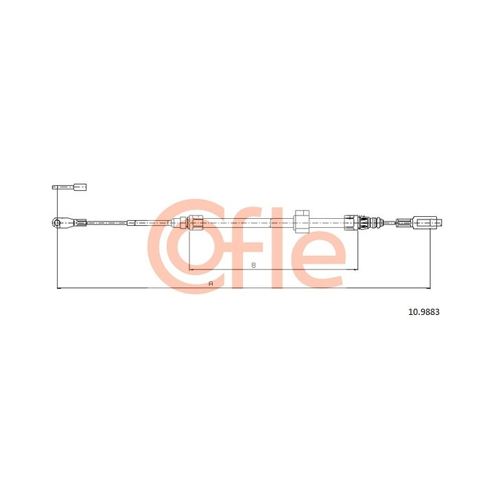 1 987 477 856 - Cable, parking brake - 1-987-477-856